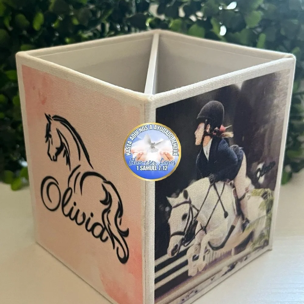 Personalized White Pencil box